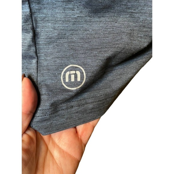 Travis Mathew Men’s Blue 2XL Quarter Zip Golf Long Sleeve Pullover Shirt - Picture 4 of 8